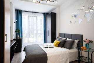 Апарт-отель Первый Лиговский Санкт-Петербург Двухуровневый четырехместный номер-1